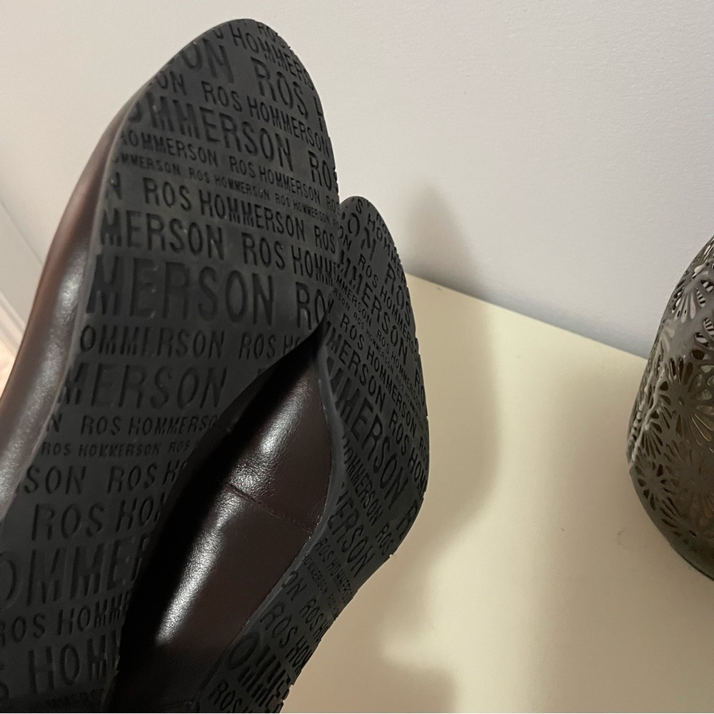 Ros Hommerson Dark Brown Heels size 10N - Picture 5 of 12